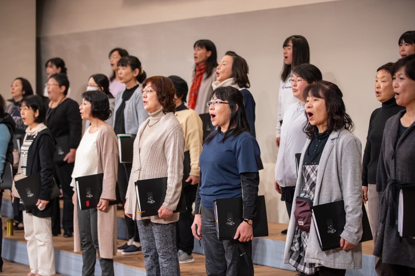 Women's chorus concert - rehearsal